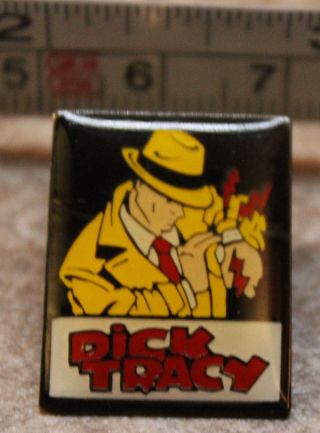 Mcdonalds Dick Tracy Using Watch Collectible Pinback Pin Button