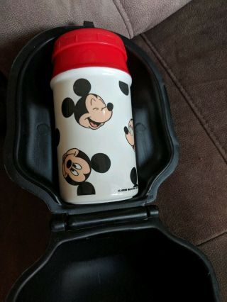 Vintage Walt Disney Aladdin Mickey Mouse Head Lunch Box 2