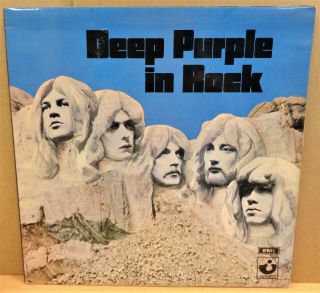 No Emi Deep Purple In Rock Uk Stereo Harvest Records Lp Shvl777 A2/b1 Gatefold
