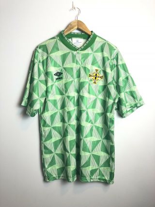 Vintage Northern Ireland National Team 1990/1992 Football Shirt Umbro Jersey