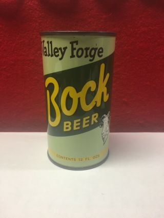 Tough Valley Forge Bock Flat Top Beer Can (usbc 143 - 8) Scheidt;norristown,  Pa