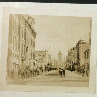 Wilkes - Barre Pa Square Professor West Grand Art Early 1900s Small Antique Photo
