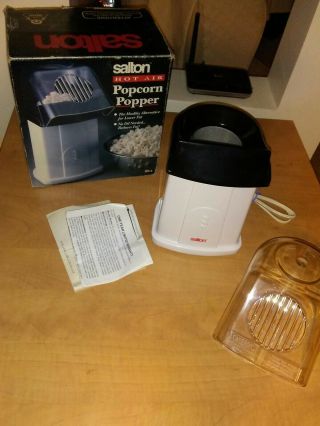 1994 Salton Hot Air Popcorn Popper / Pc - 2 / Box