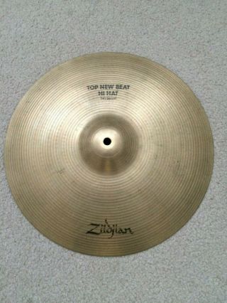 Zildjian 14 Inch Beat Hi Hat Cymbal - Top - Vintage -