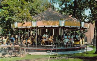 Postcard Merry - Go - Round At The Toledo Zoo In Toledo,  Ohio 118288