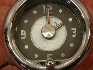 1949 Mercury Dash Clock Gauge Vintage,  Hot Rat Rod Custom Car