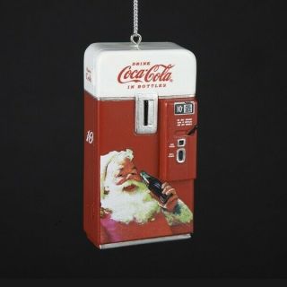 Vintage Retro Coca Cola Vending Machine Coke Christmas Ornament Decoration