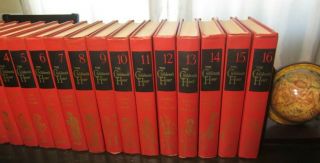 Vintage 1953 - 1954 The Children ' s Hour Books VOLUMES 1 - 16 Complete Book Set 50 ' s 3