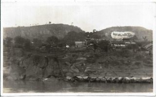 ANTIQUE PHOTO CHINA 1920/30s TEMPLE SHIRNE ON THE RIVER 2 2