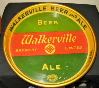 Walkerville Beer And Ale Tray,  Windsor Ontario,  Canadian Canada 13 Inch