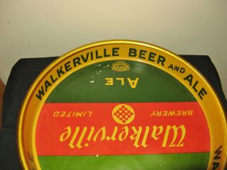 Walkerville Beer and Ale Tray,  Windsor Ontario,  Canadian Canada 13 inch 3