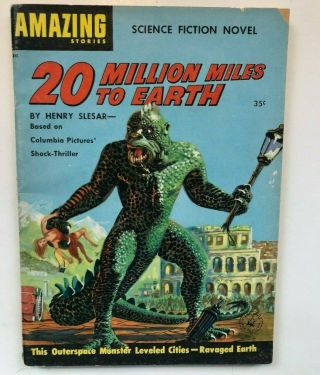 Stories 20 Million Miles To Earth 1957 Movie Tie In Ray Harryhausen