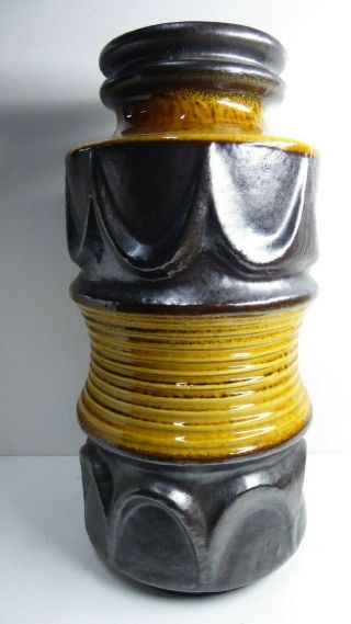 Large West German Pottery Carstens Tonnieshof Vase 7911 - 40 Vintage Retro 1960s