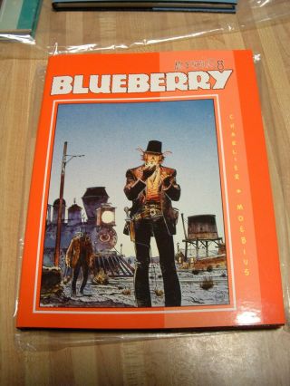 Moebius Blueberry 8 Signed Limited Edition Hardcover Hc Graphitti Western Comic