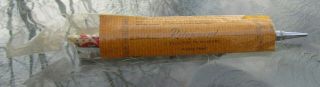 Vintage Ritepoint Honegger Big H Feeds Gridley Illinois Feed Bag Pencil