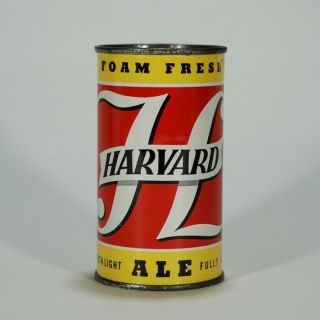 Harvard Brewing Foam Fresh Ale Flat Top Beer Can Lowell Massachusetts - - - -