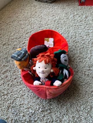 Disney Store James And The Giant Peach Plush Set Spider Centipede Worm Dolls Tag
