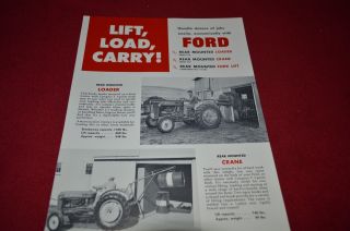 Ford Tractor Rear Loader,  Crane & Forklift Dealer 