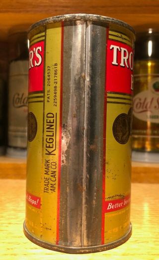 Trommer ' s Beer flat top beer can - USBC 139 - 27 - IRTP - - GREAT COLOR 2