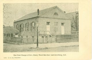 Lawrenceburg,  In The First Charge Of Rev.  Henry Ward Beecher