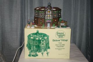 Dept 56 Dickens Village " The Old Globe Theatre " Lighted House 58501