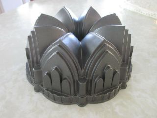 Nordic Ware Cathedral Bundt Pan Heavy Cast Aluminum 10 Cups