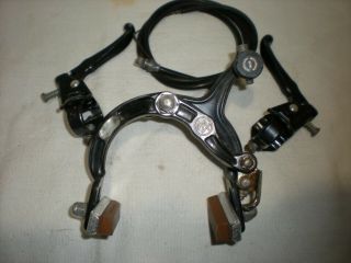 Old Mid School Vintage Bmx Dia Comp Mx 900 Rear Brake 1981 With Levers & Cable