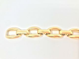 Vintage 70’s Grosse / Dior Haute Couture Gold Plated Chunky Link Bracelet