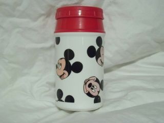Vintage Disney Mickey Mouse Thermos By Aladdin 1980 
