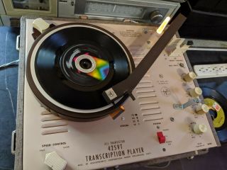 Audiotronics Transcription Record Player Model 425vt And