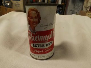 Miss Rheingold Beverly Christensen.  Flat Top Can,  No Rust