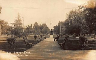 Real Photo Postcard Scene At Leeper Park In South Bend,  Indiana 123707