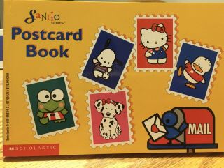Rare Collectible Sanrio Smiles Postcard Book Hello Kitty Pochacco Keroppi