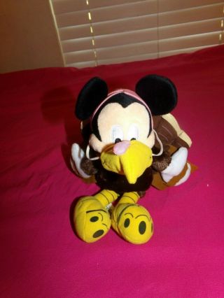 Disney’s Mickey Mouse In A Turkey Costume Plush.