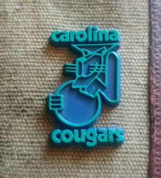 Aba/nba Vintage Carolina Cougars Standing Board Basketball Fridge Rubber Magnet