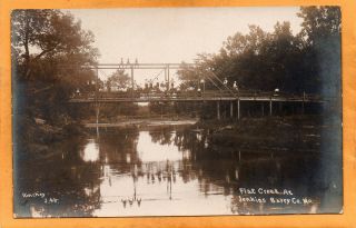 Flat Creek At Jenkins Barry Co Missouri 1908 Real Photo Postcard