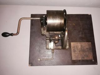 Victrola Phonograph Wind Up Motor Parts With Handle
