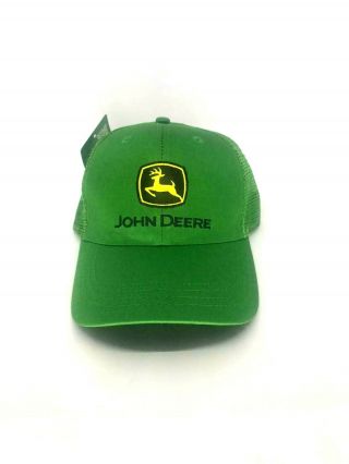 John Deere Green Mesh Backed Cap Hat