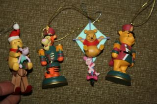 Disney Winnie The Pooh Piglet Christmas Tree Ornament Sleigh Tigger Nutcracker