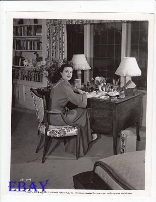 Joan Bennett Candid At Home Vintage Phot Promo Secret Beyond The Door Circa 1947