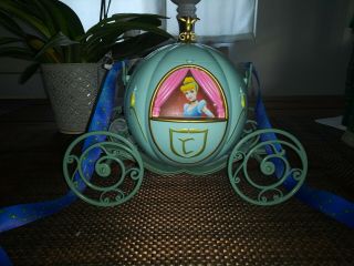 Disney Parks Princess Cinderella Carriage Premium Popcorn Bucket W/ Strap
