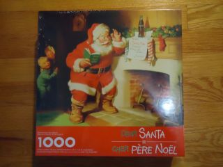 Coca - Cola Dear Santa Pere Noel Holiday Christmas 1000 Piece Jigsaw Puzzle