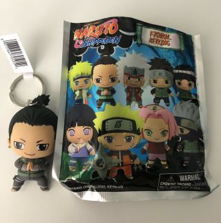 Naruto Shippuden 3d Figural Keyring Series Shikamaru Keychain Opened Blind Bag