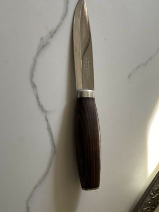 Vintage Norwegian Helle Fabrikker 18/8,  High Carbon Edge Knife Viking Norway