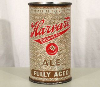Harvard Ale •fully Aged• Flat Top Beer Can Harvard Brewing Lowell,  Massachusetts