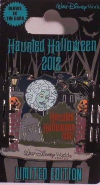 Disney Wdw Haunted Mansion Happy Halloween 2012 Madame Leota Hinged Le 1200 Pin