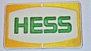 Vintage Patch From The Back Of Hess Gas Station Attendant Uniform