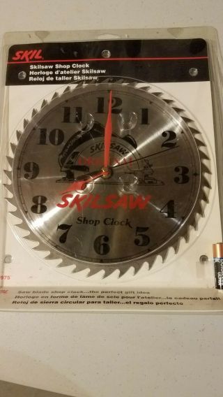 Vintage Skill Saw Blade Wall Clock