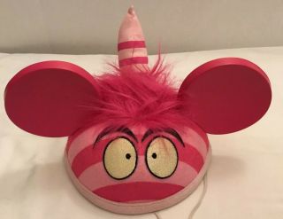 Disney Parks Disneyland Alice In Wonderland Pink Cheshire Cat Mickey Ears Hat