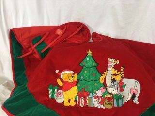 Disney Winnie The Pooh Tigger Christmas Tree Skirt Nwt